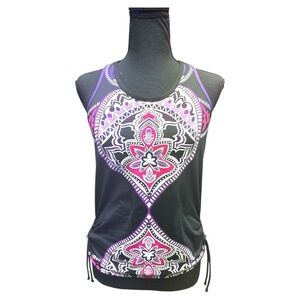 Athleta Tankini Swim Top Racerback Size medium